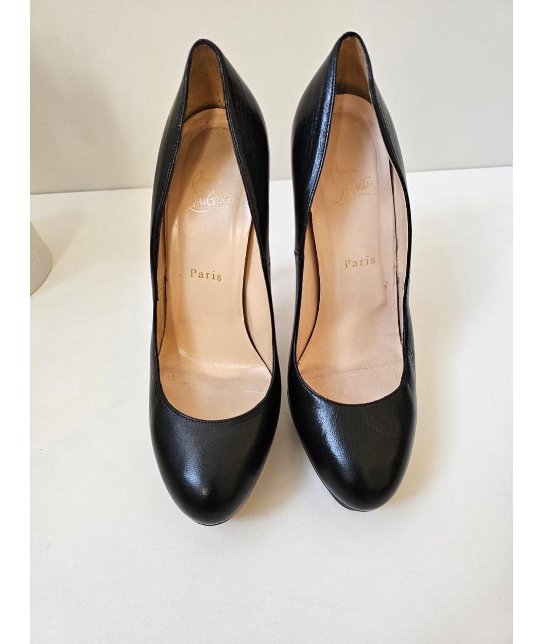 CHRISTIAN LOUBOUTIN Черные туфли, фото 4