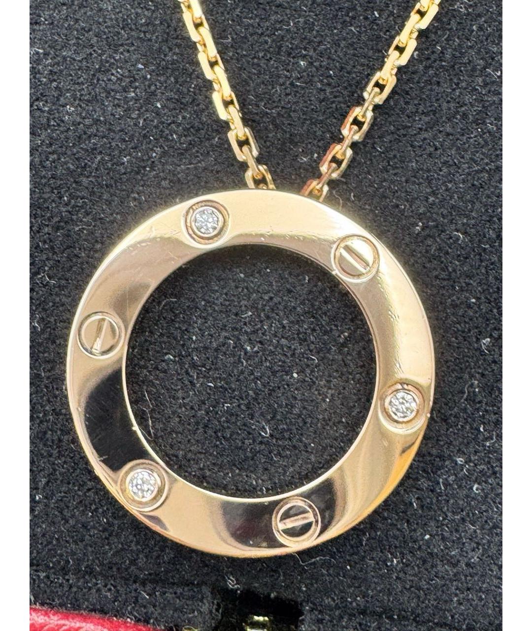 CARTIER Золотое колье из розового золота, фото 4