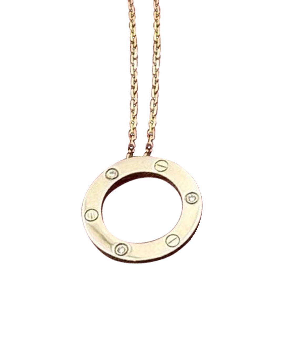 CARTIER Золотое колье из розового золота, фото 1
