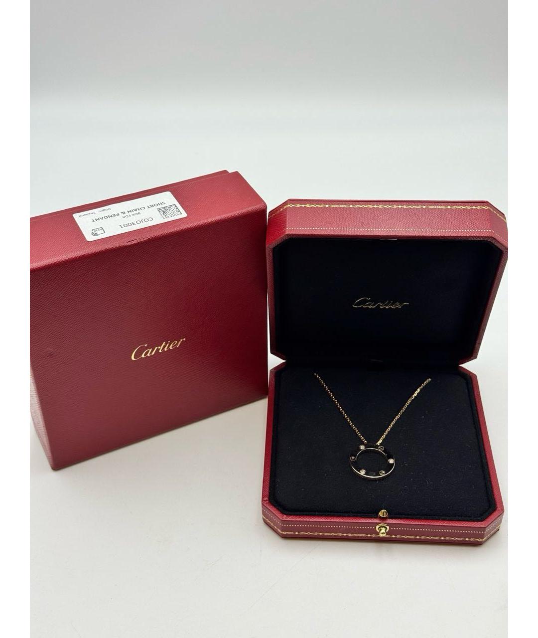 CARTIER Золотое колье из розового золота, фото 3