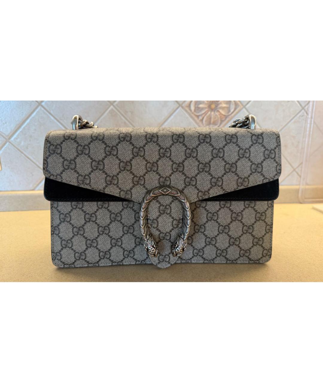 GUCCI Коричневая сумка тоут, фото 8