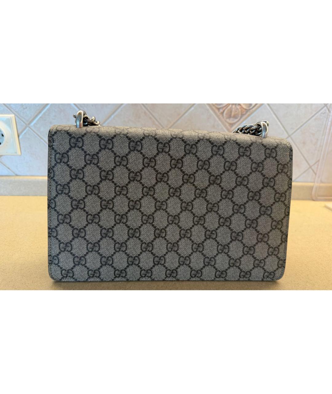 GUCCI Коричневая сумка тоут, фото 4