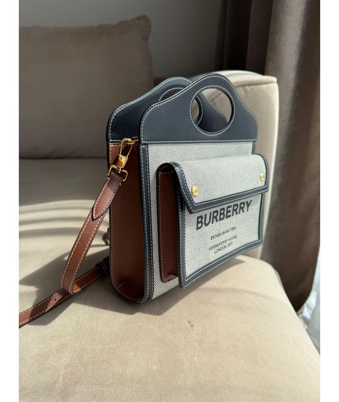 BURBERRY Мульти тканевая сумка через плечо, фото 2