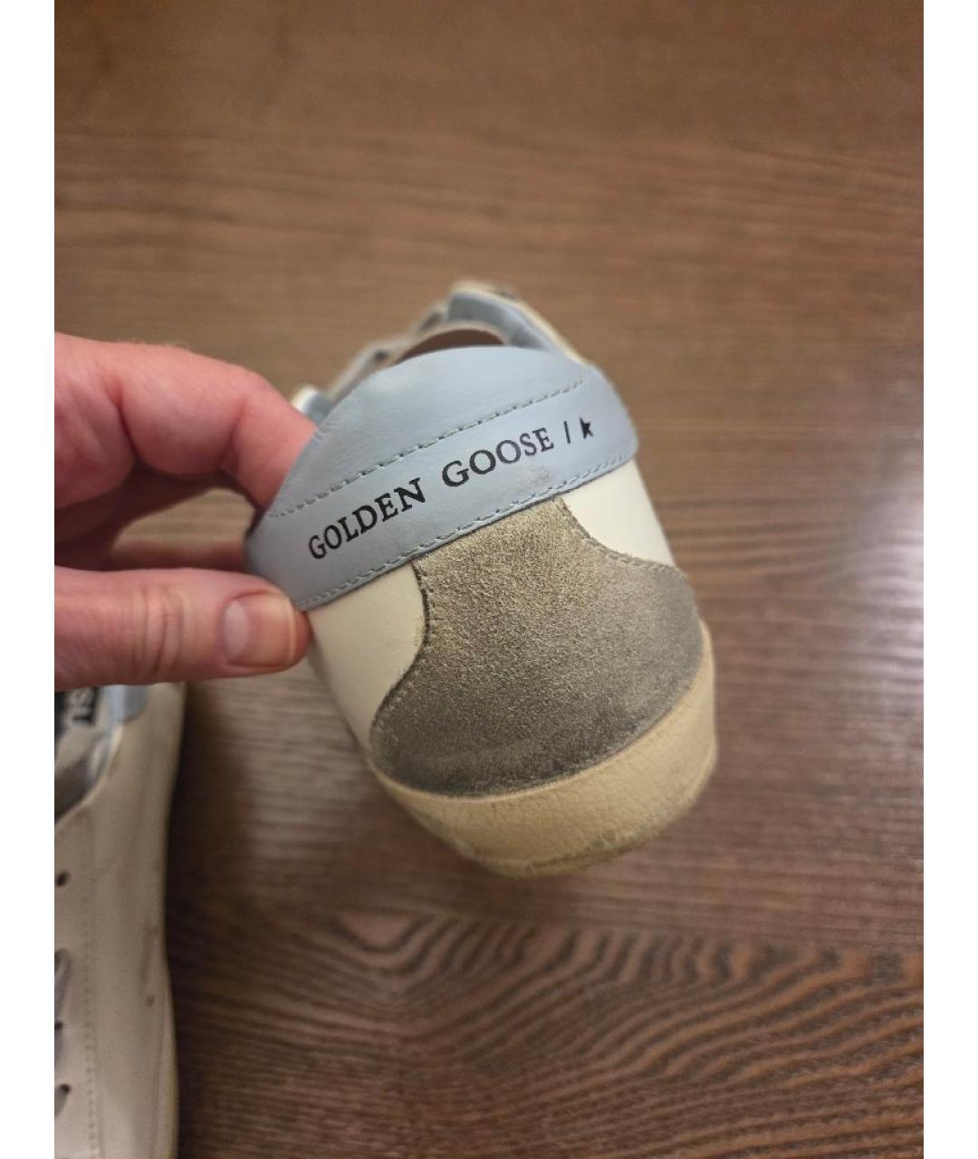 GOLDEN GOOSE DELUXE BRAND Белые кожаные кеды, фото 4