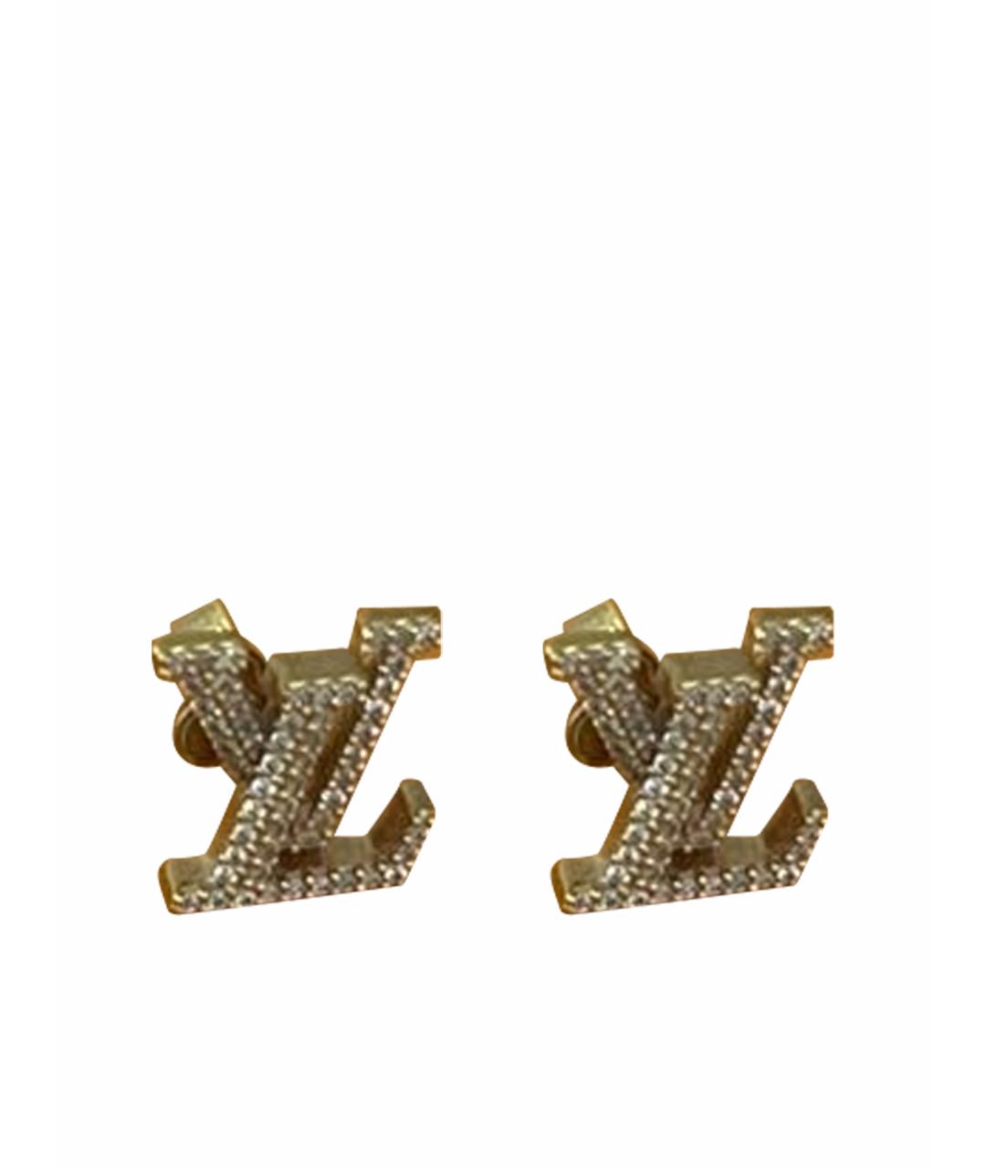 LOUIS VUITTON Золотые серьги, фото 1