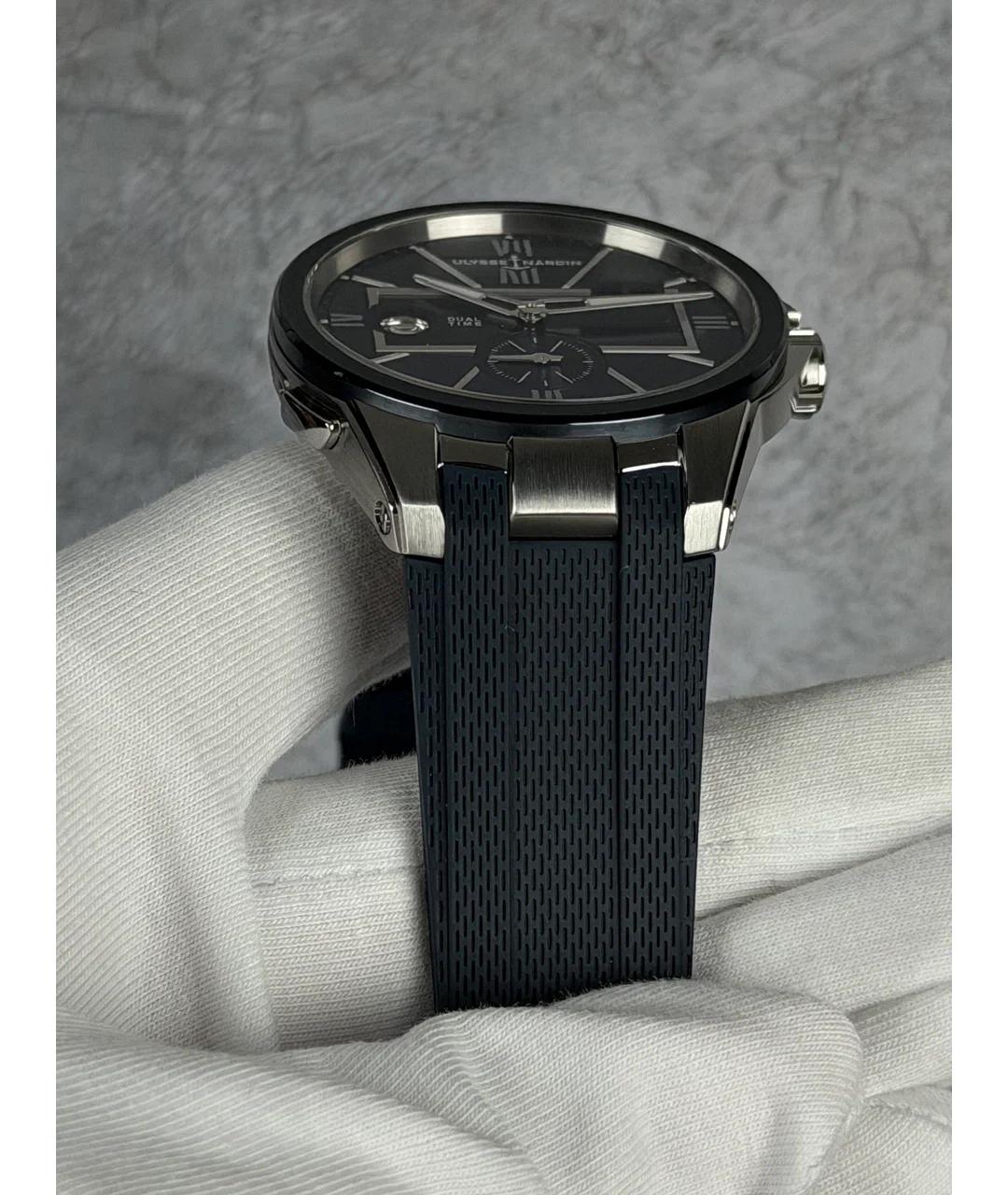 Ulysse Nardin Синие металлические часы, фото 4