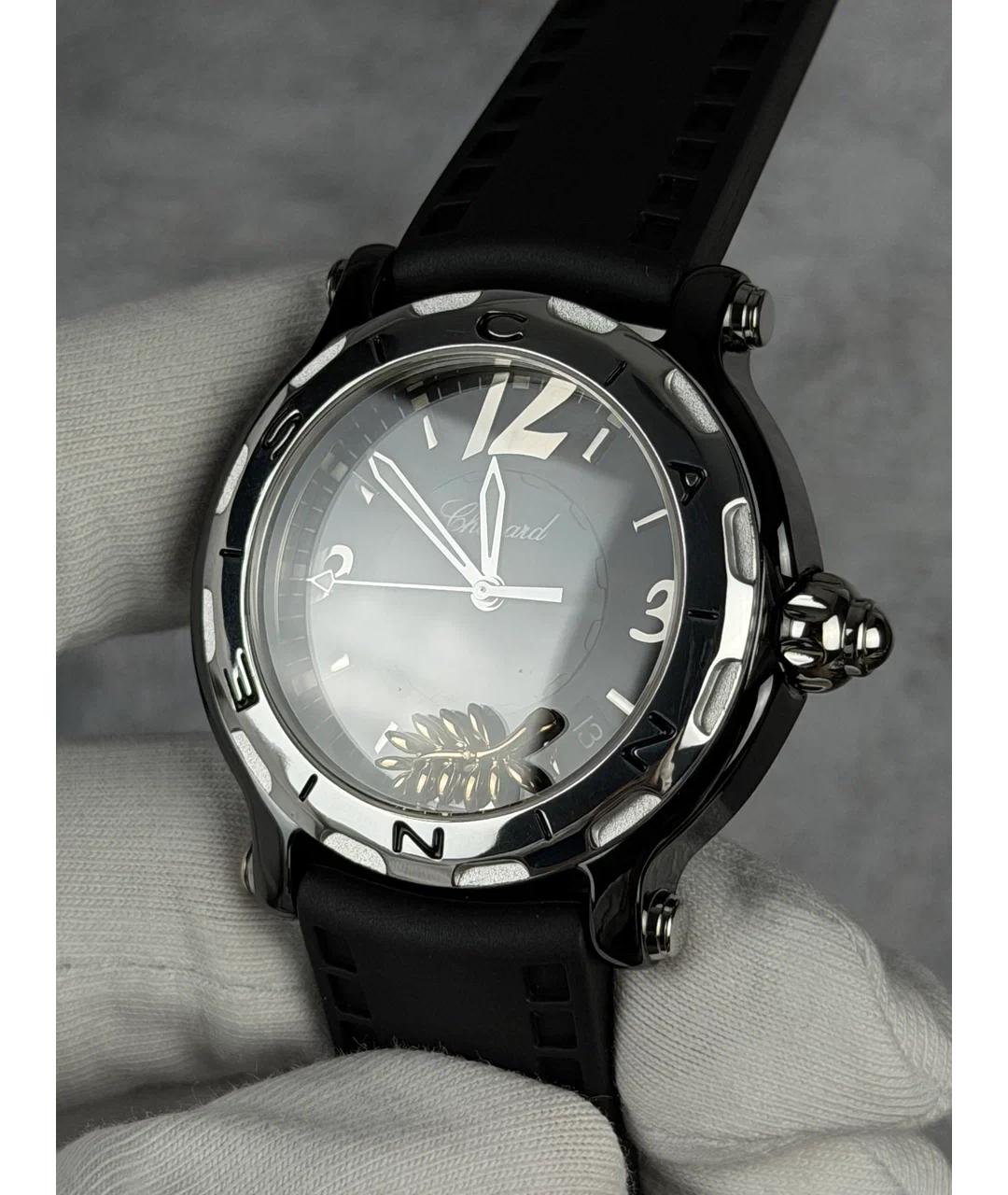 CHOPARD Черные керамические часы, фото 3