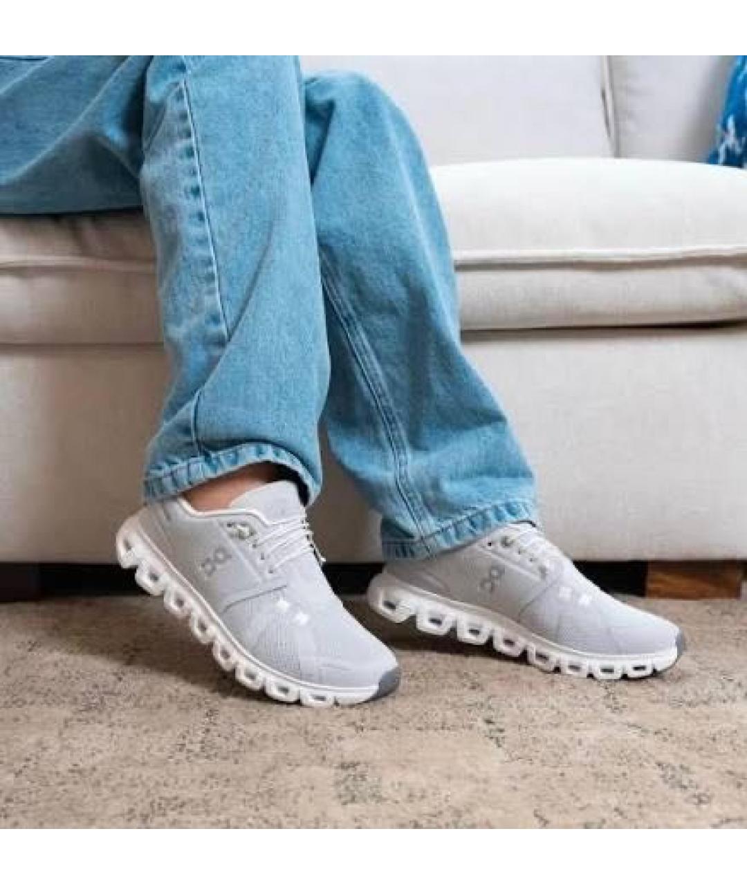 TOD'S Серые текстильные кроссовки, фото 8