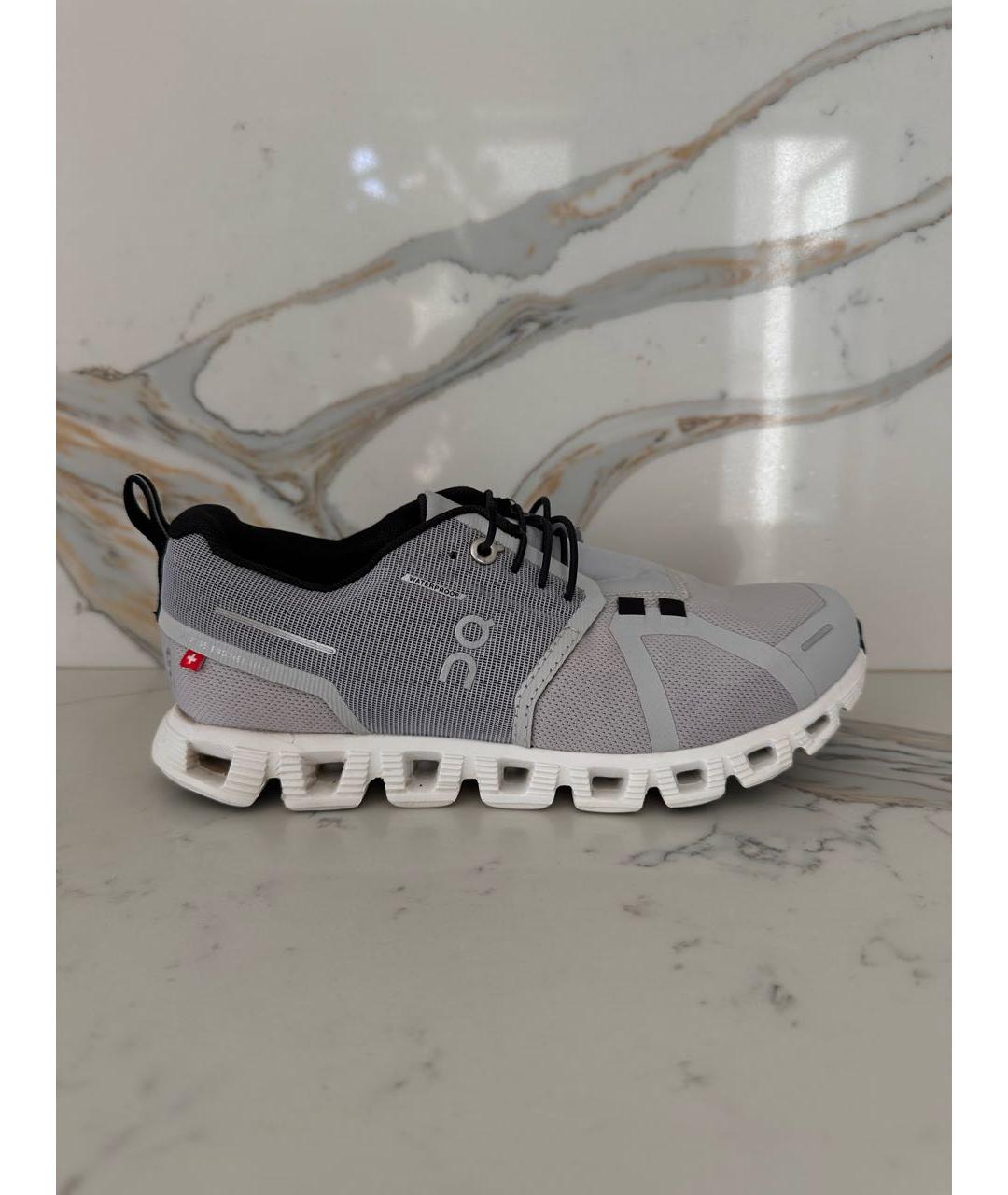 TOD'S Серые текстильные кроссовки, фото 9