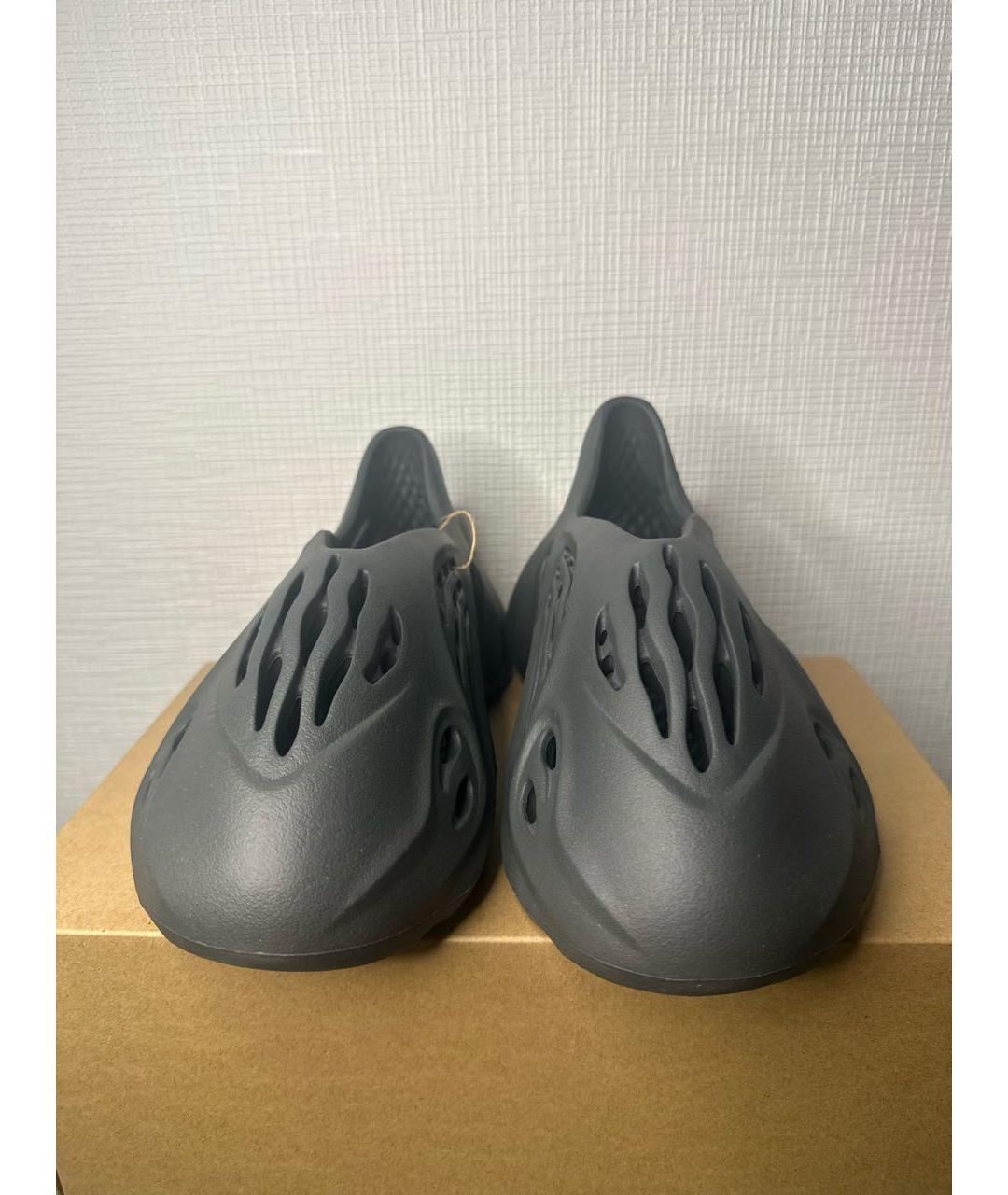ADIDAS YEEZY Черные шлепанцы, фото 3