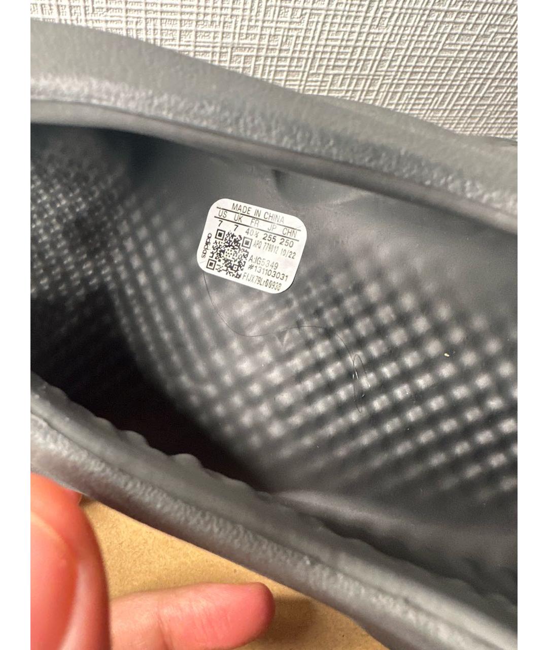 ADIDAS YEEZY Черные шлепанцы, фото 6