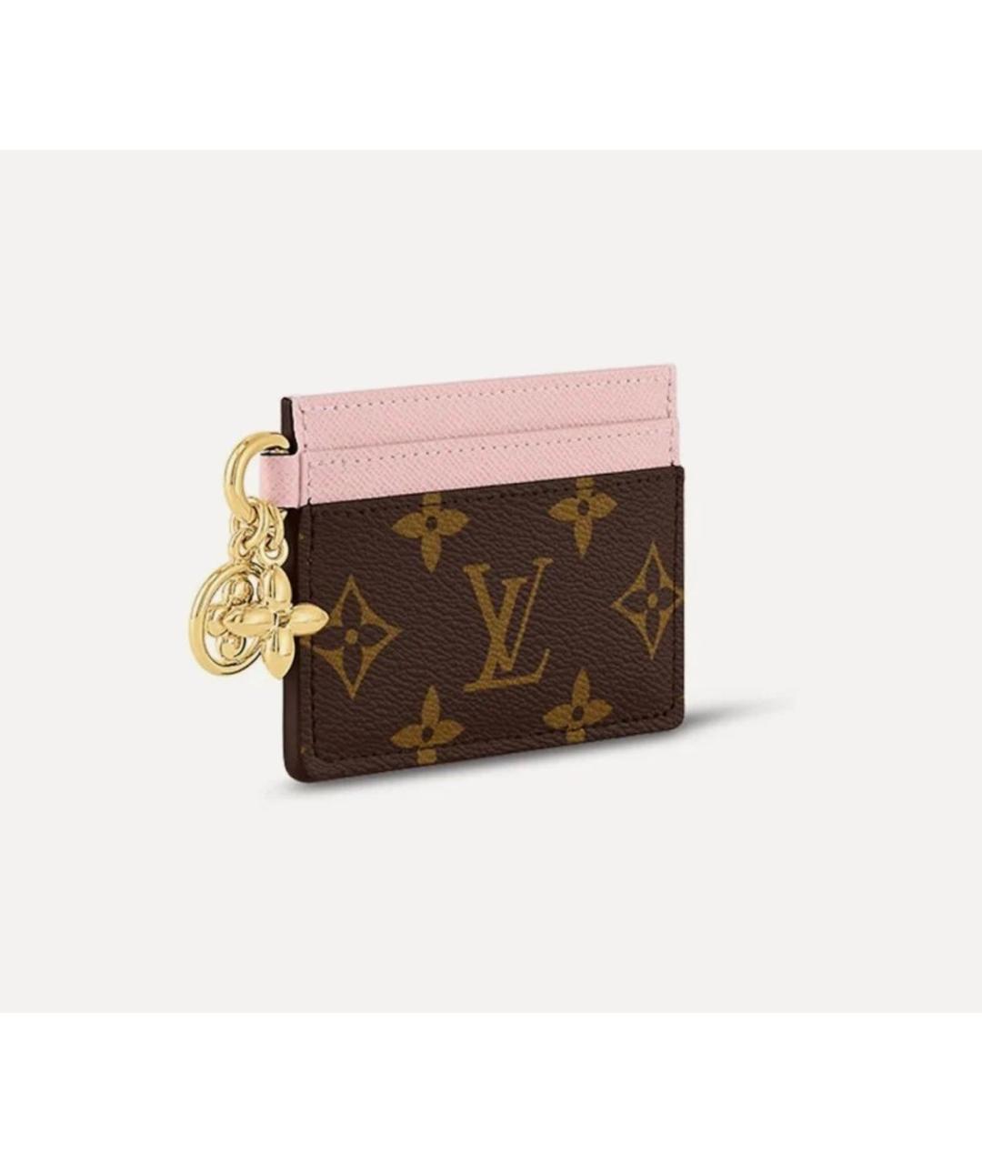 LOUIS VUITTON Коричневый кардхолдер, фото 2