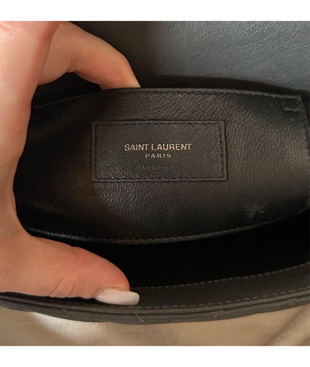 SAINT LAURENT Кожаная сумка через плечо, фото 8