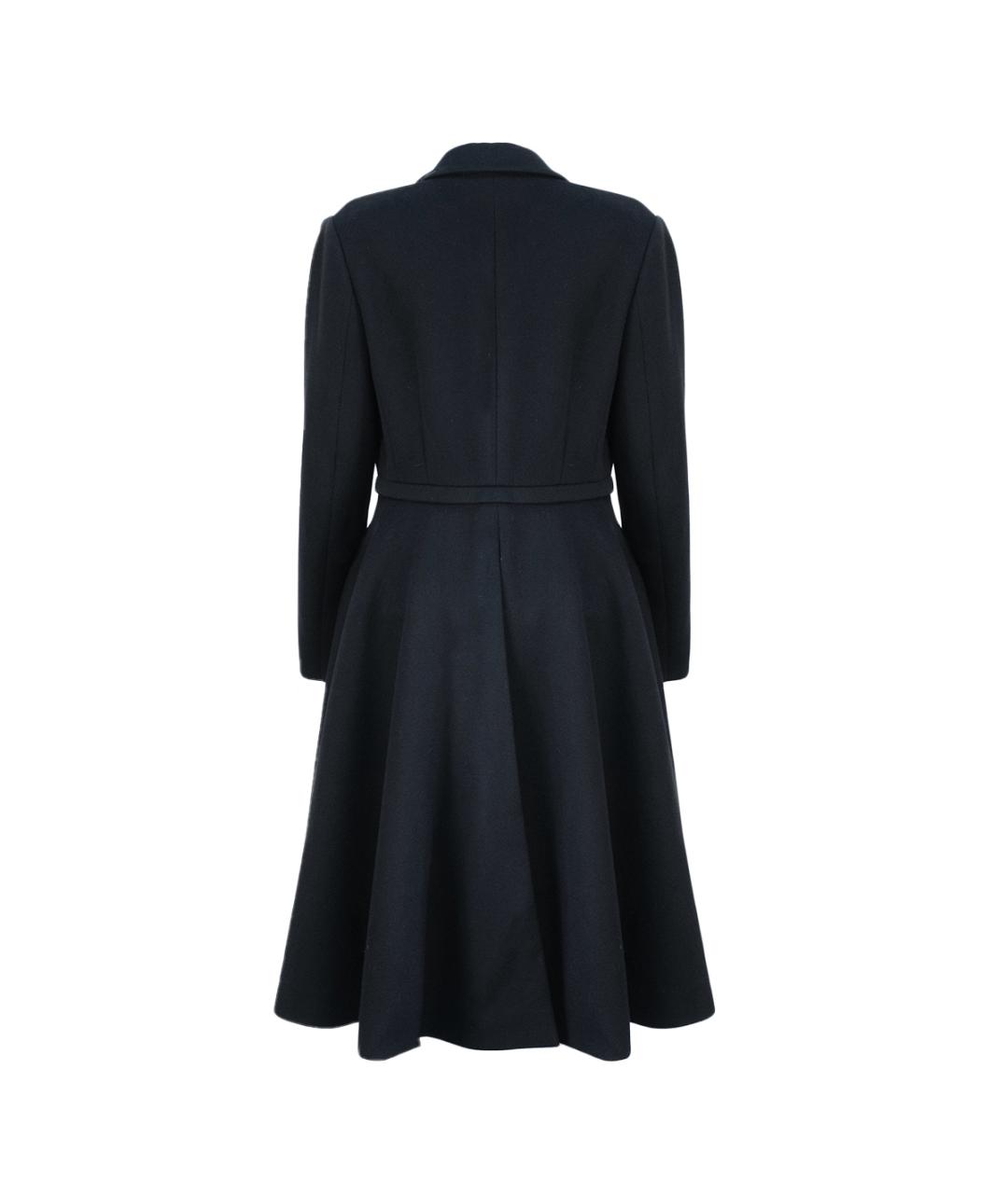 CHRISTIAN DIOR Черное шерстяное пальто, фото 2