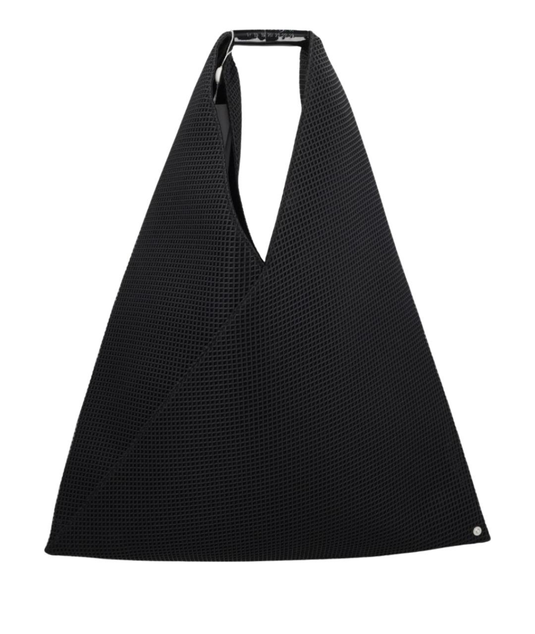 MM6 MAISON MARGIELA Черная синтетическая сумка тоут, фото 1