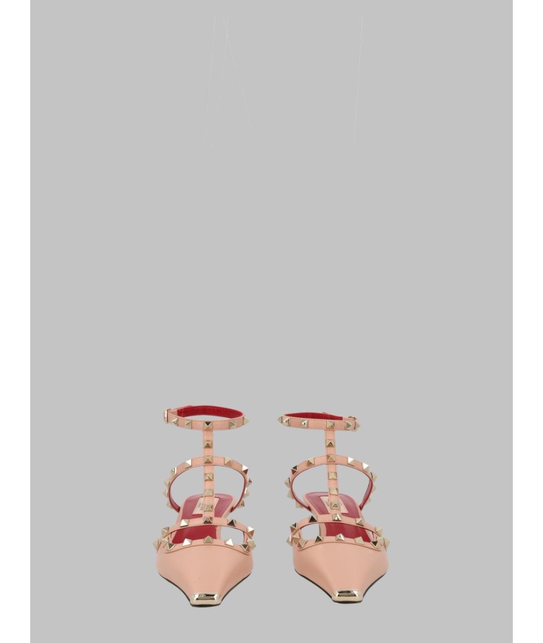 VALENTINO Розовые кожаные туфли, фото 2