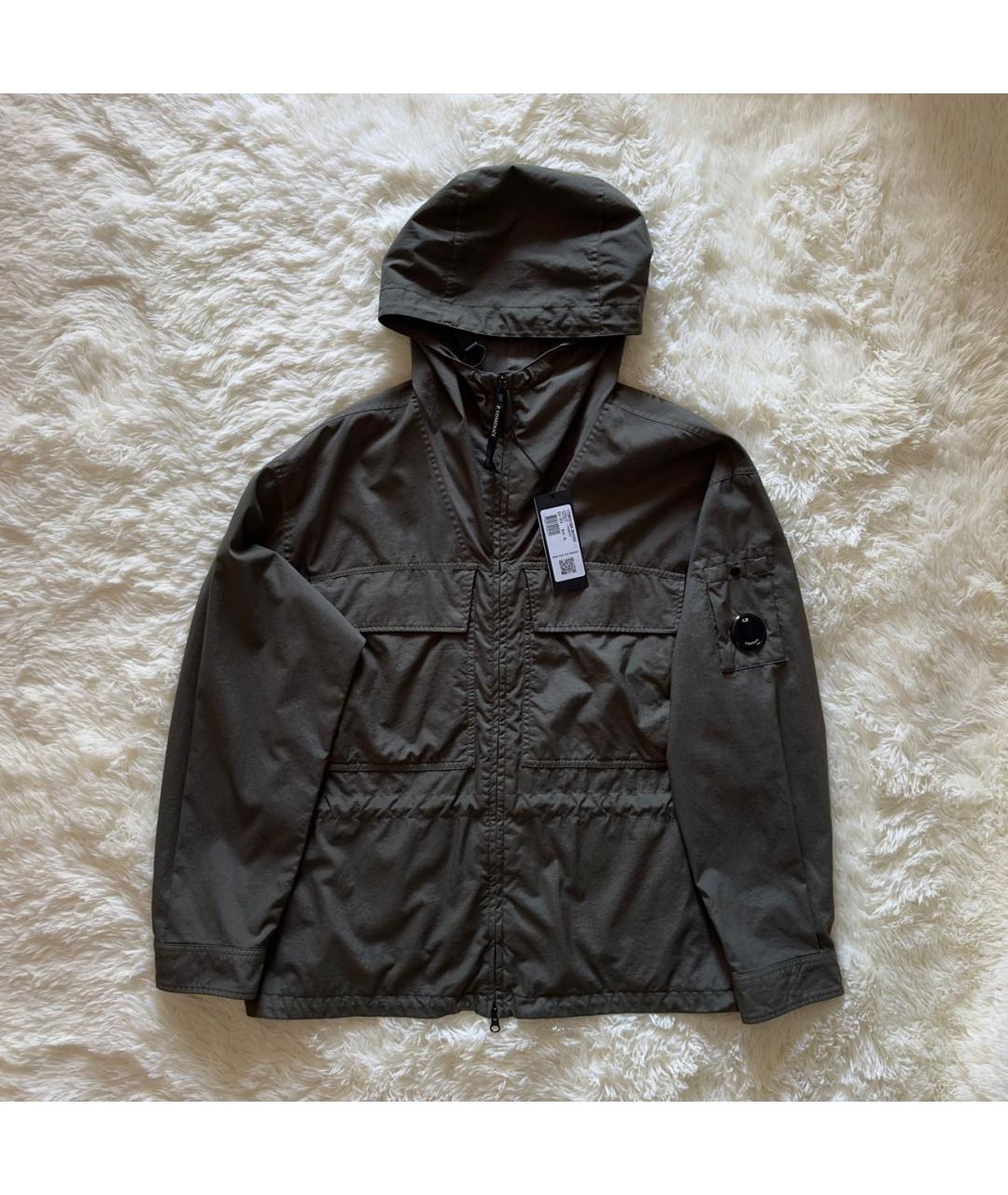 CP COMPANY Зеленая полиамидовая куртка, фото 8