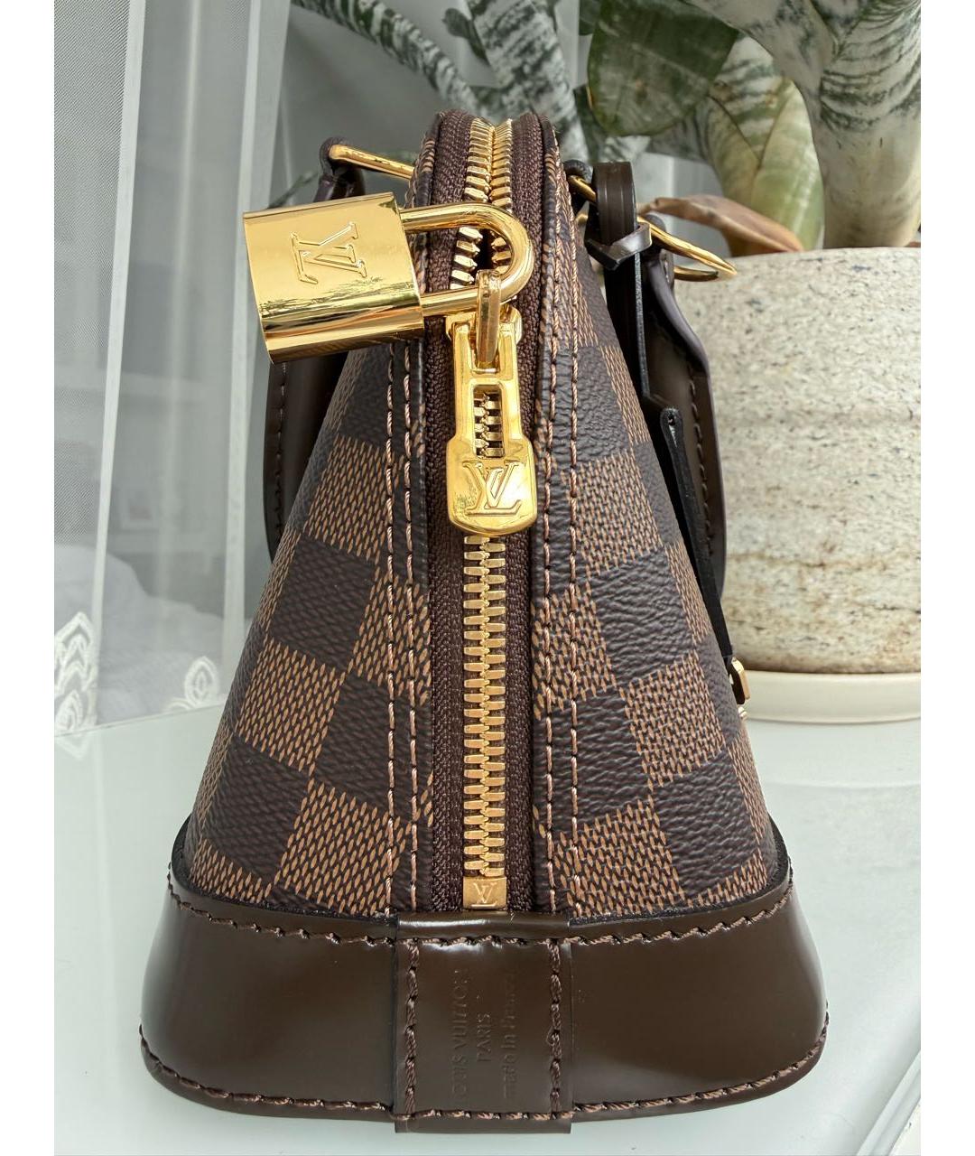 LOUIS VUITTON Коричневая сумка с короткими ручками, фото 2