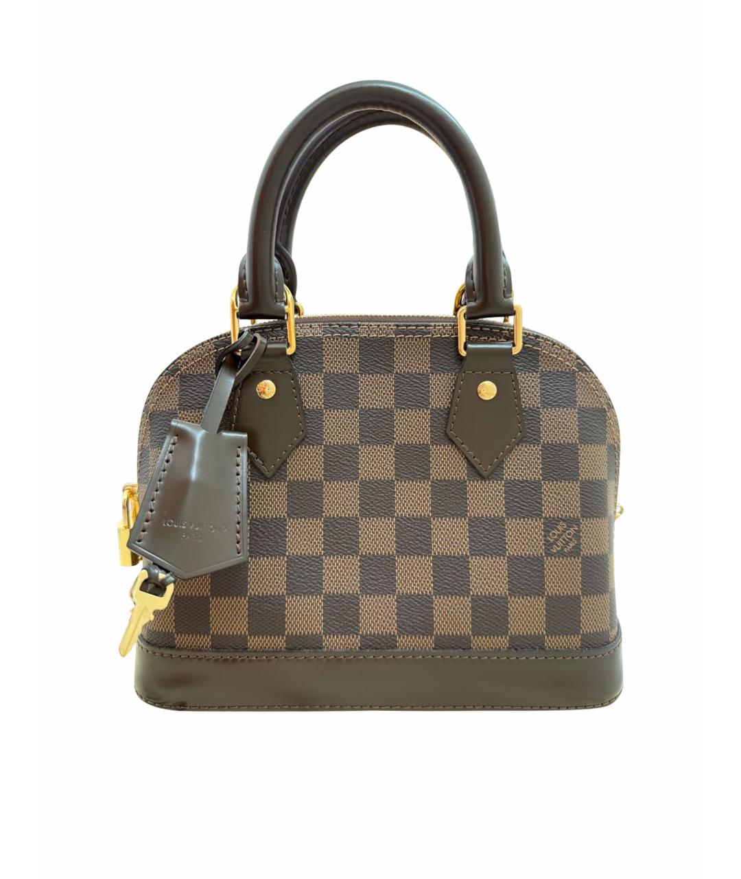 LOUIS VUITTON Коричневая сумка с короткими ручками, фото 1