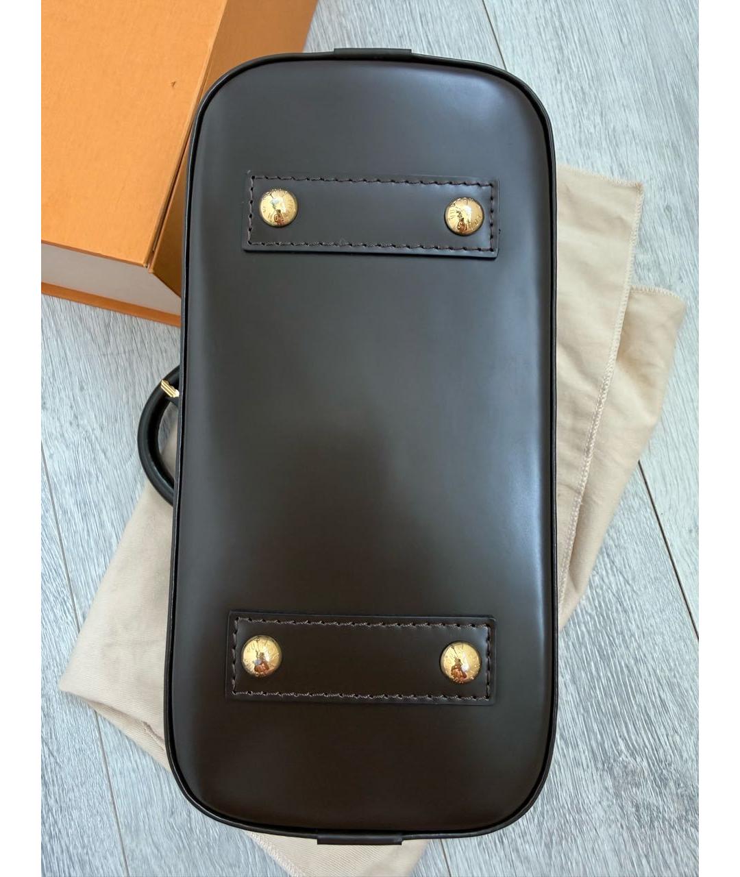 LOUIS VUITTON Коричневая сумка с короткими ручками, фото 6