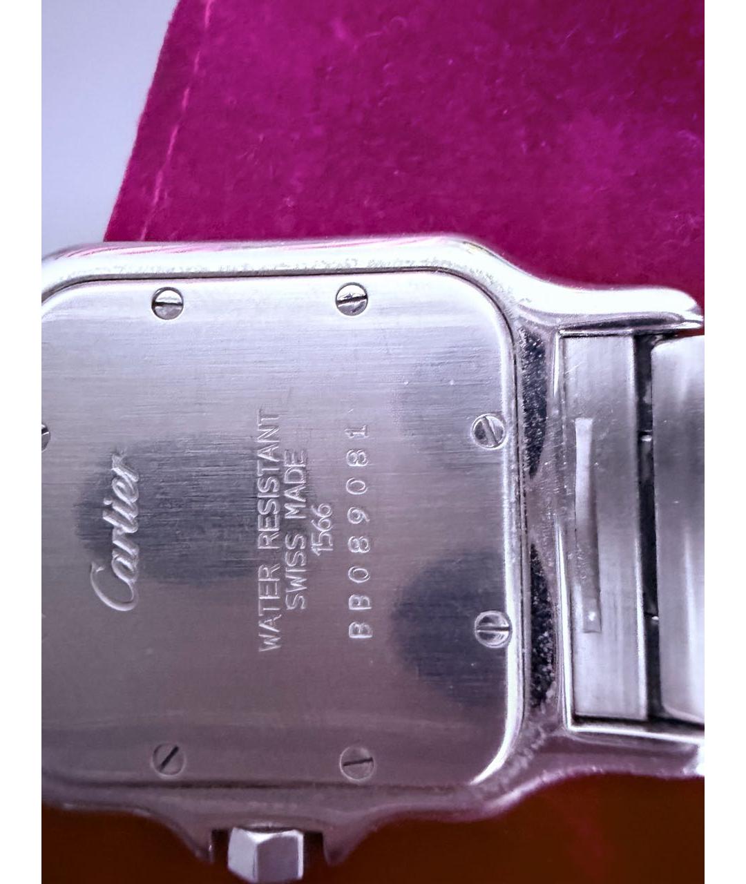 CARTIER Серые часы из желтого золота, фото 2