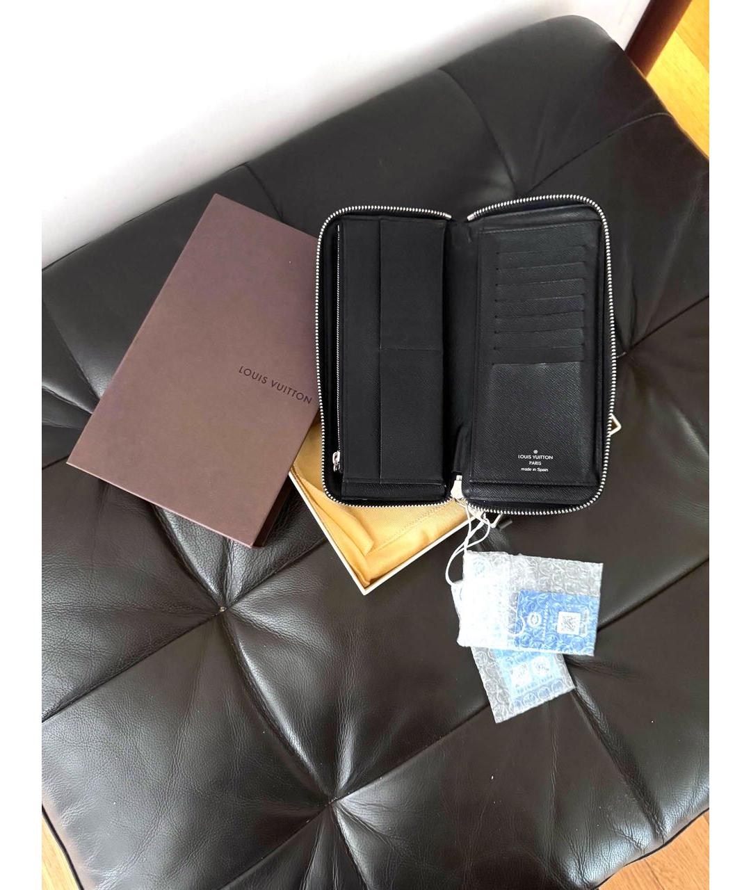 LOUIS VUITTON Черный кошелек, фото 4