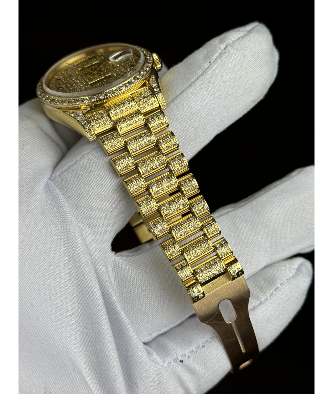 ROLEX Золотые часы из желтого золота, фото 7