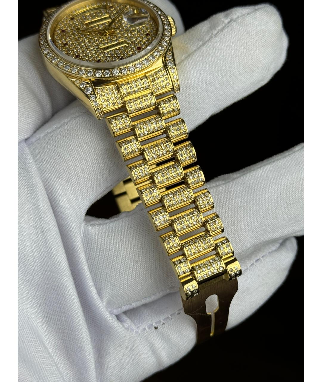 ROLEX Золотые часы из желтого золота, фото 4