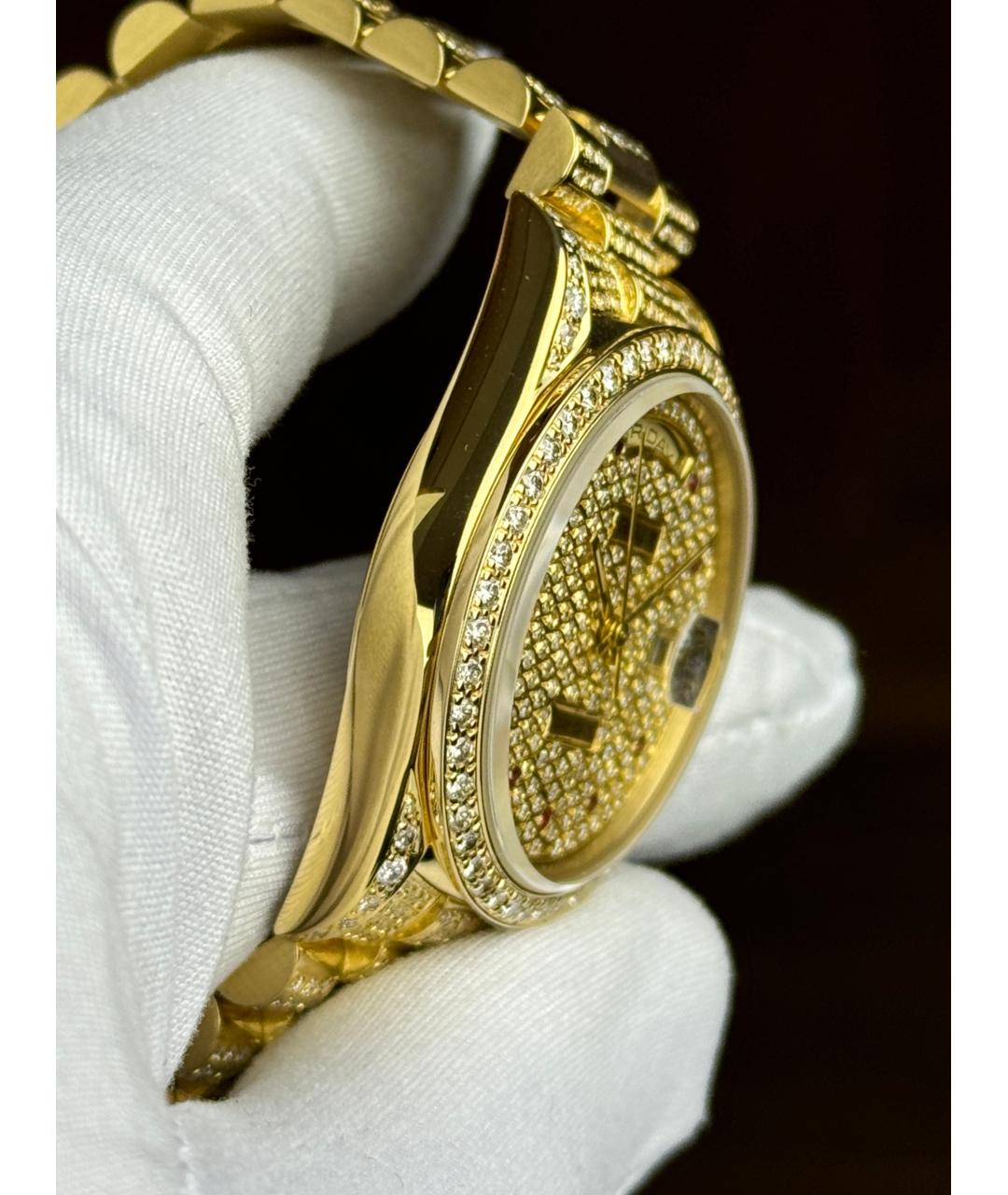 ROLEX Золотые часы из желтого золота, фото 6