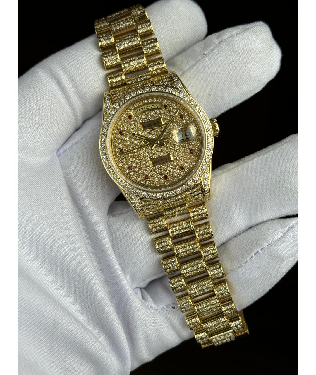 ROLEX Золотые часы из желтого золота, фото 2