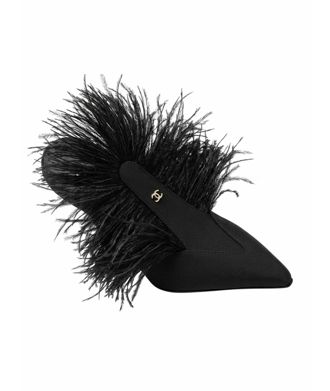 CHANEL Черные босоножки, фото 1