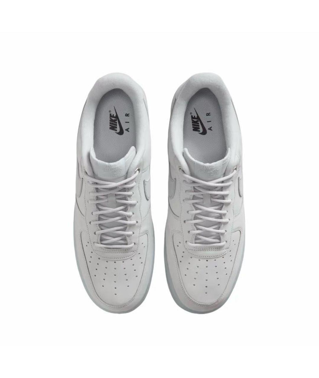 NIKE Серые замшевые низкие кроссовки / кеды, фото 3