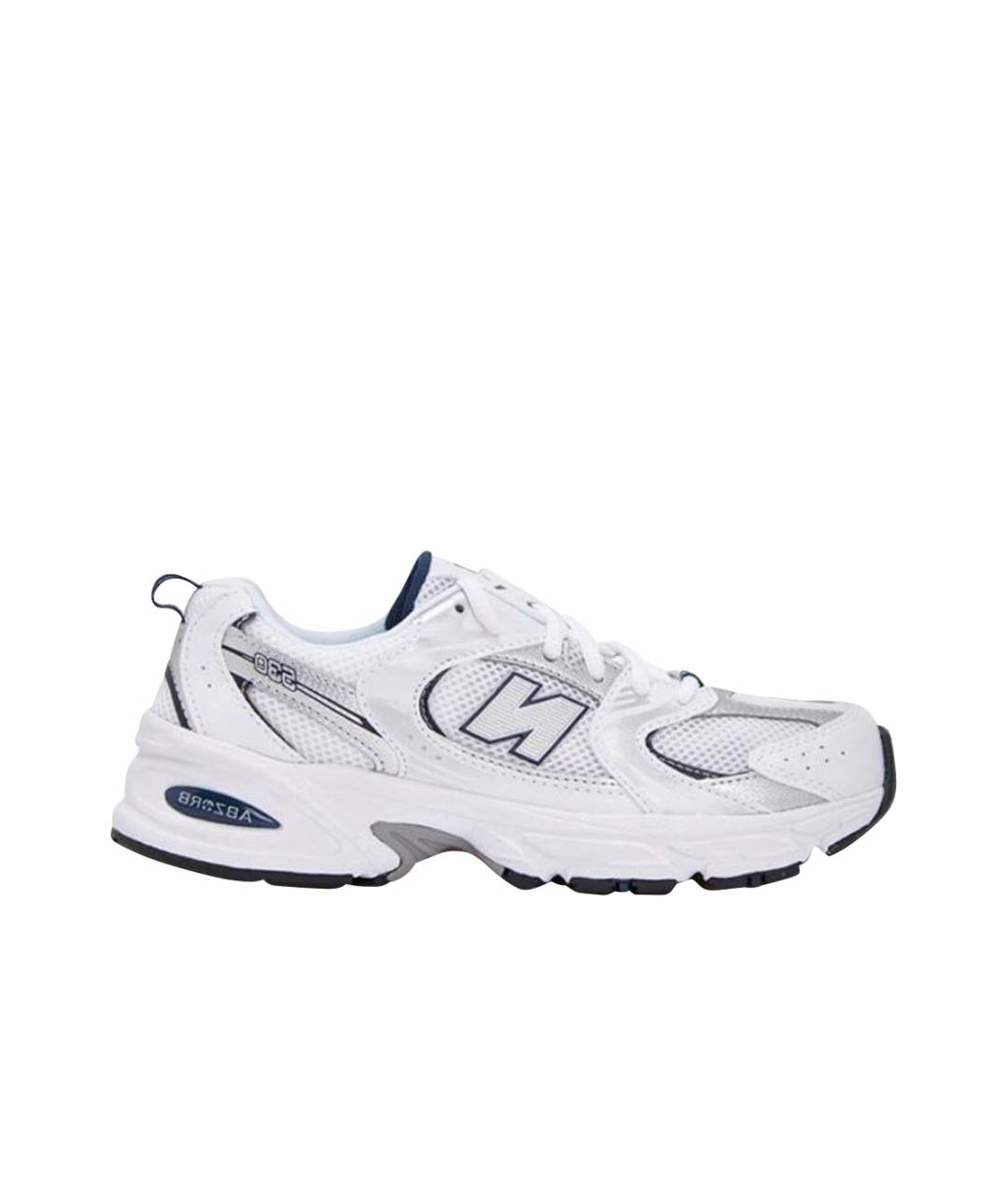 NEW BALANCE Белые текстильные кроссовки, фото 1