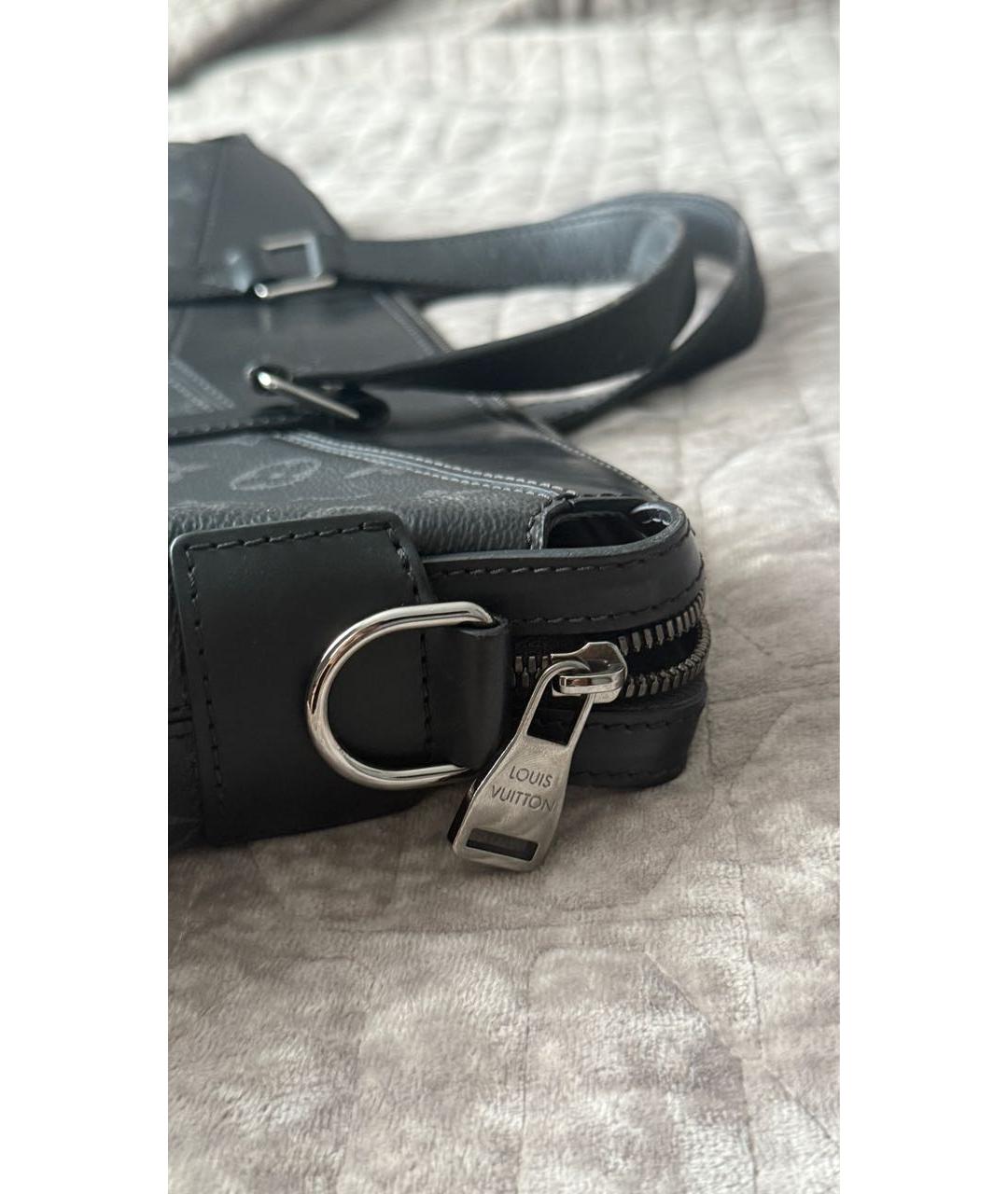 LOUIS VUITTON Черный портфель, фото 2
