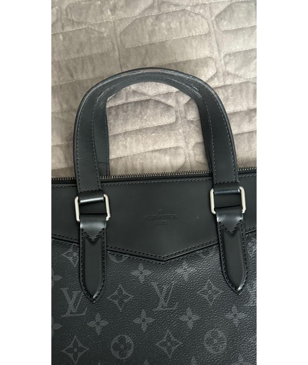 LOUIS VUITTON Черный портфель, фото 5