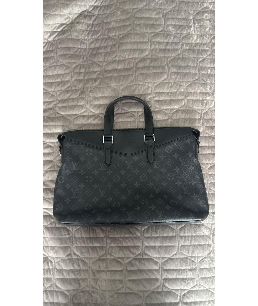 LOUIS VUITTON Черный портфель, фото 7