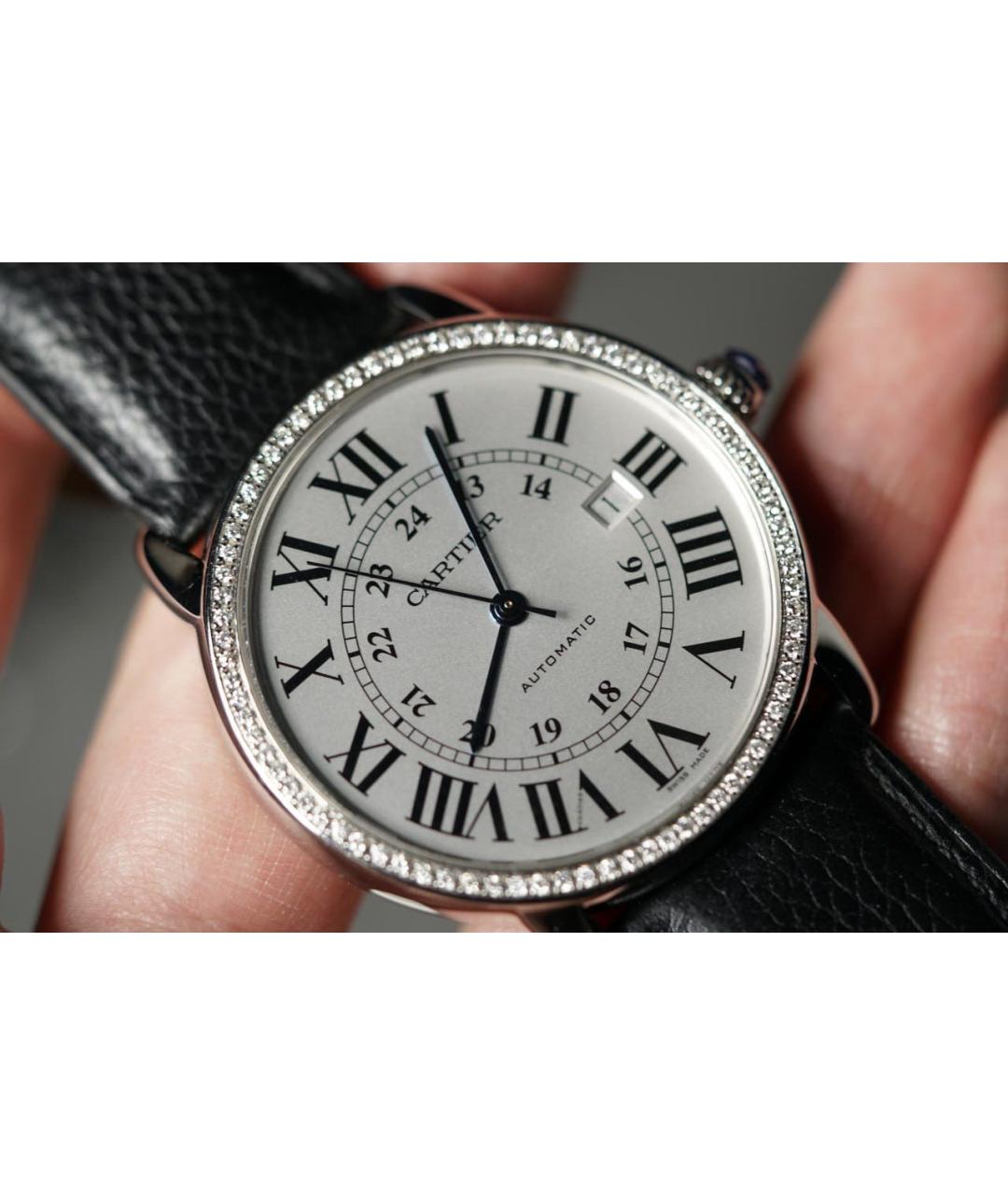 CARTIER Серебряные часы, фото 7