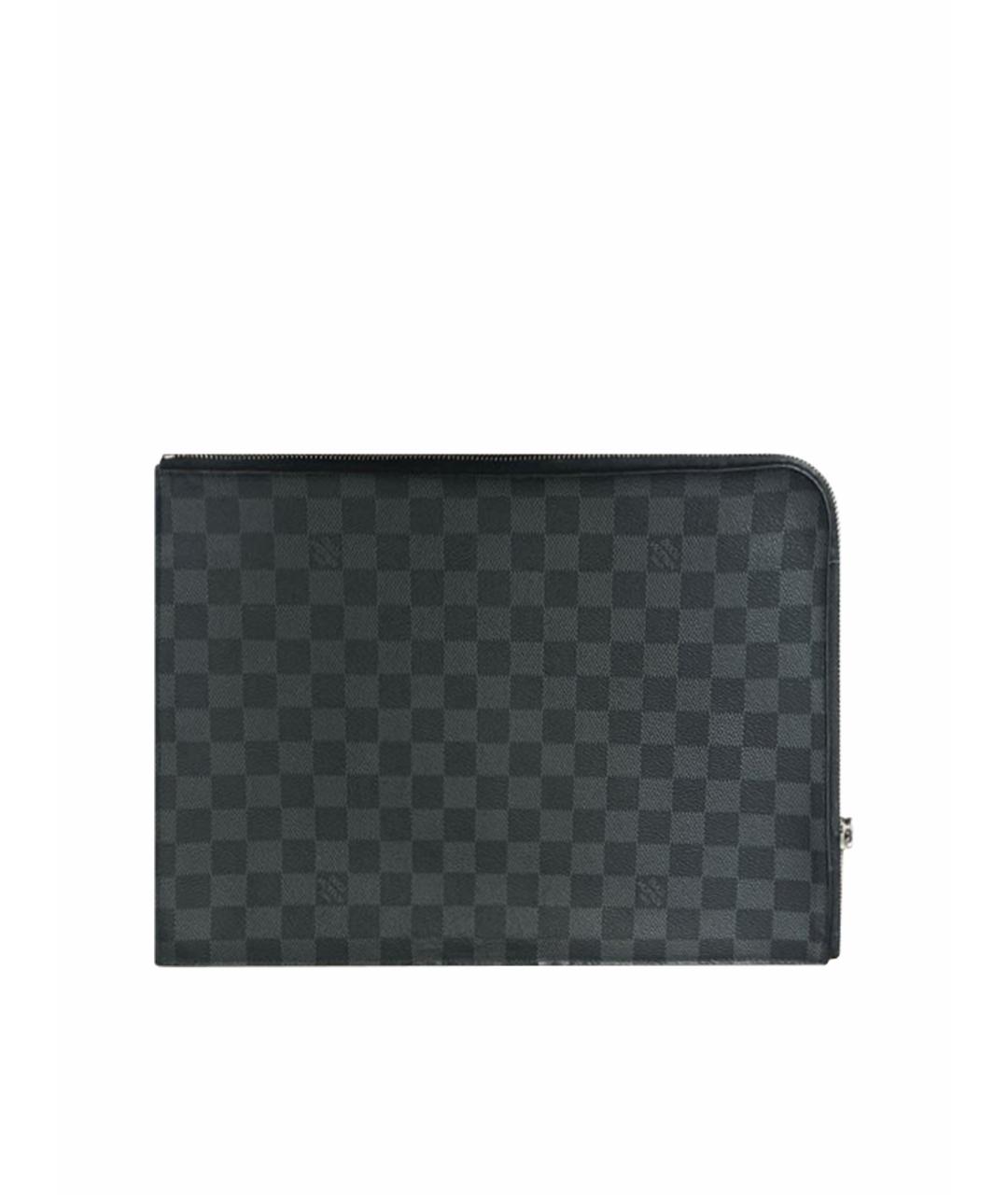 LOUIS VUITTON Антрацитовая папка для документов, фото 1