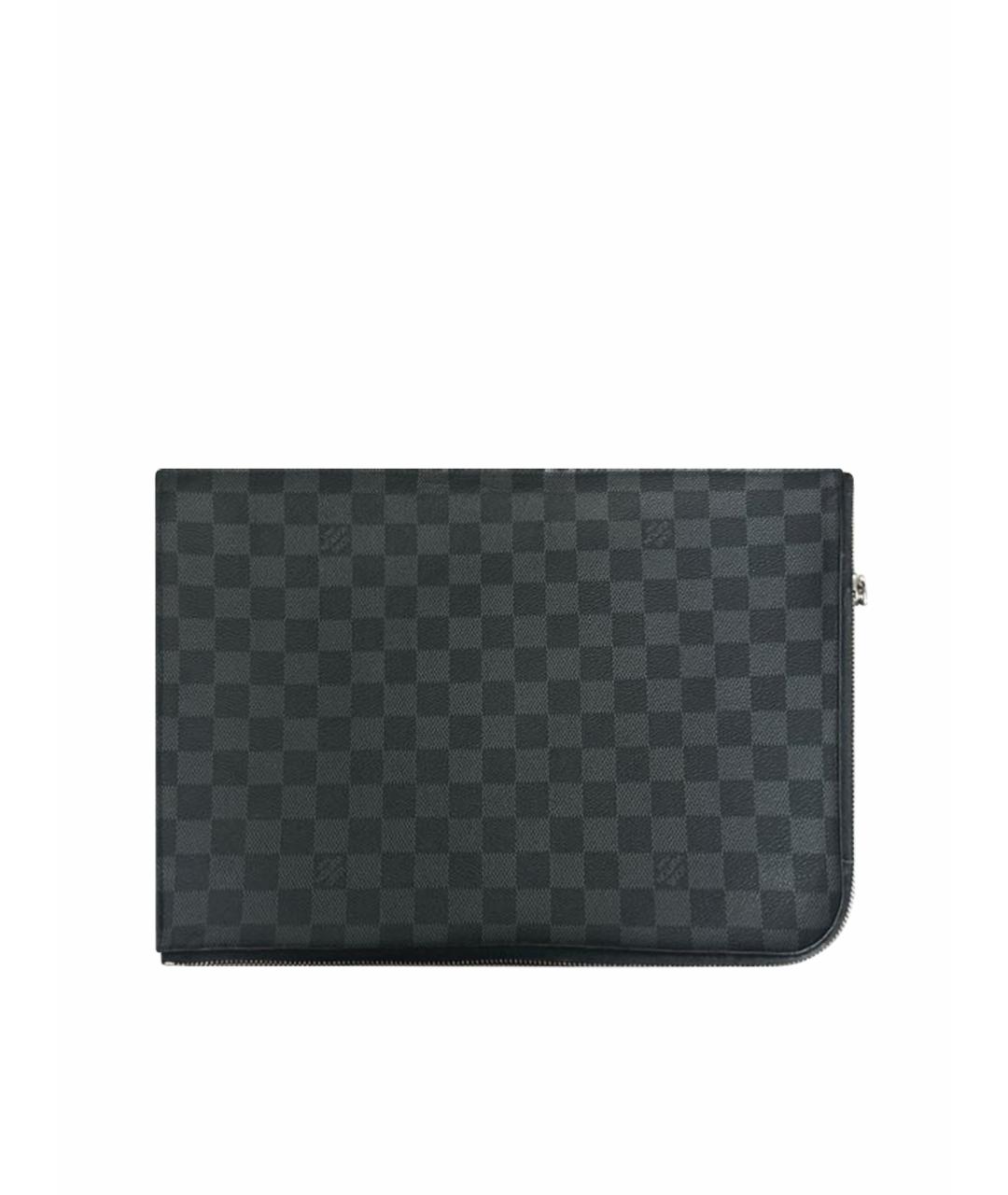LOUIS VUITTON Антрацитовая папка для документов, фото 6