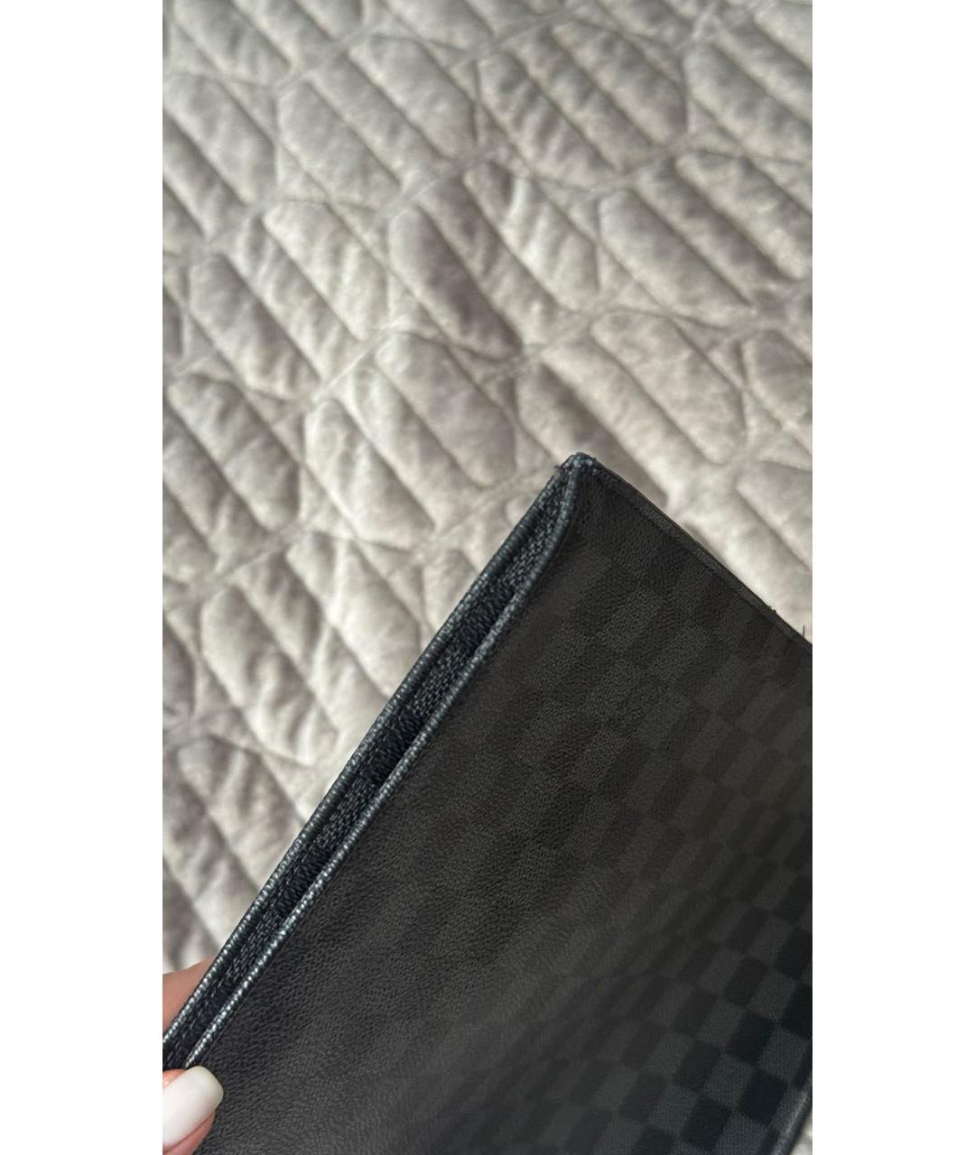 LOUIS VUITTON Антрацитовая папка для документов, фото 5