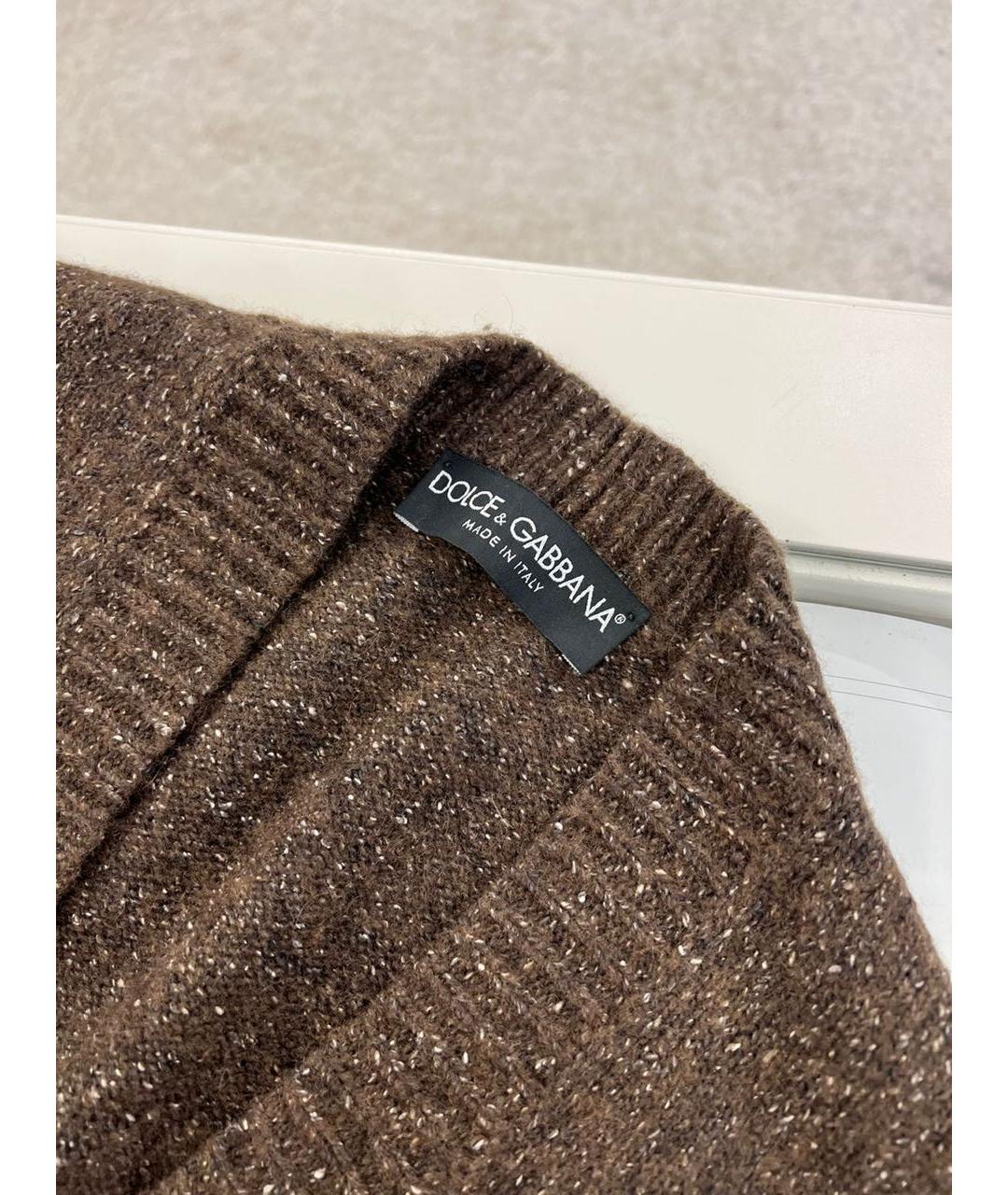 DOLCE&GABBANA Коричневый кардиган, фото 5