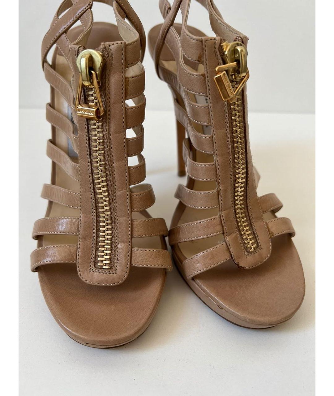 JIMMY CHOO Кожаные босоножки, фото 4