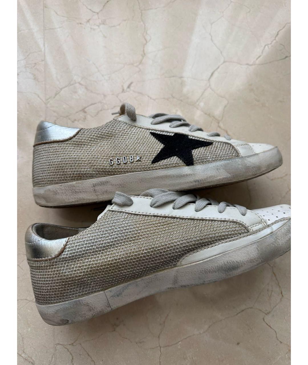 GOLDEN GOOSE DELUXE BRAND Серые кожаные кеды, фото 8