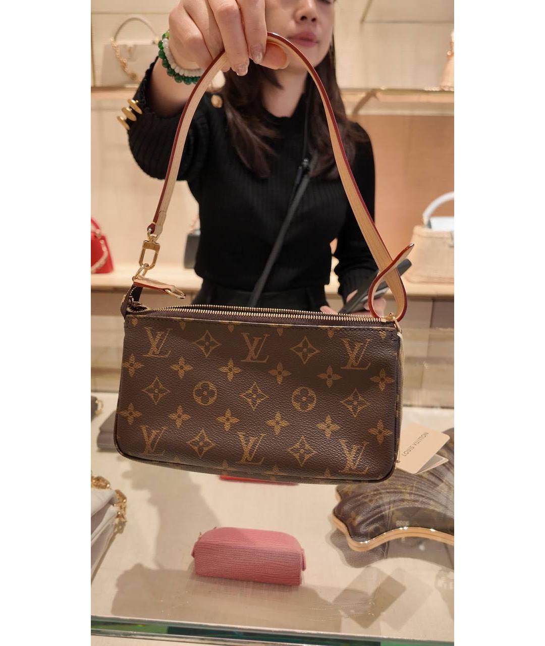 LOUIS VUITTON Коричневая сумка тоут, фото 2