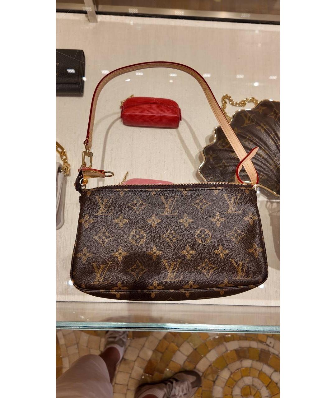 LOUIS VUITTON Коричневая сумка тоут, фото 3