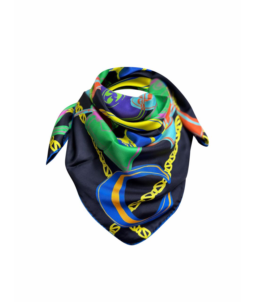 GUCCI Мульти шелковый платок, фото 1