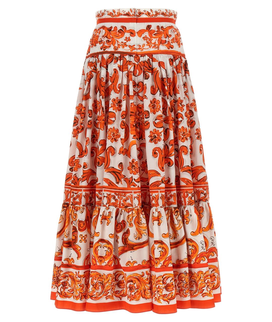 DOLCE&GABBANA Мульти юбка миди, фото 2
