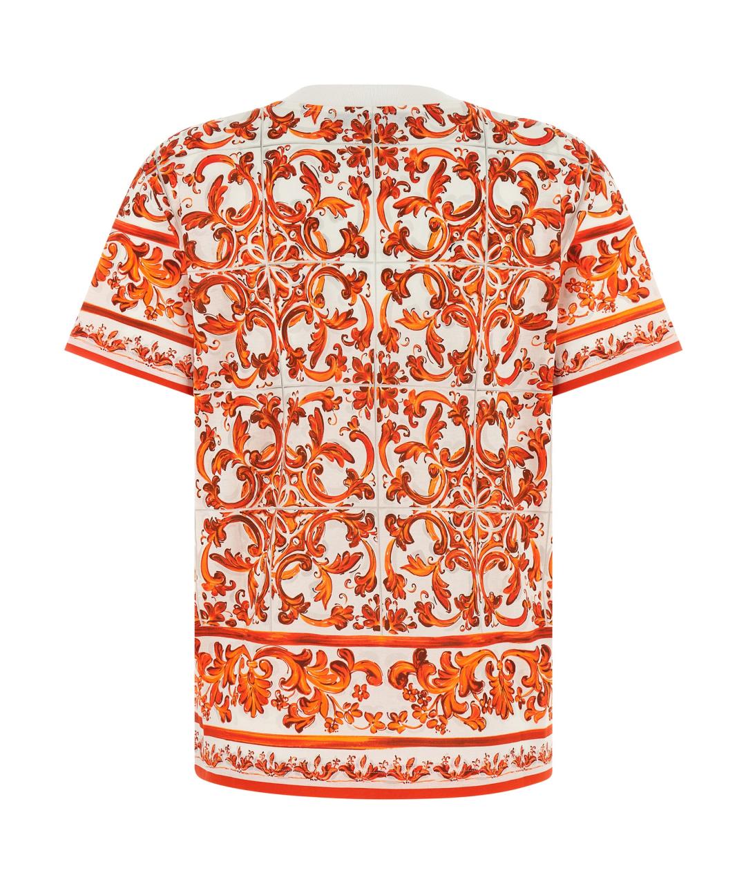 DOLCE&GABBANA Мульти хлопковая футболка, фото 2