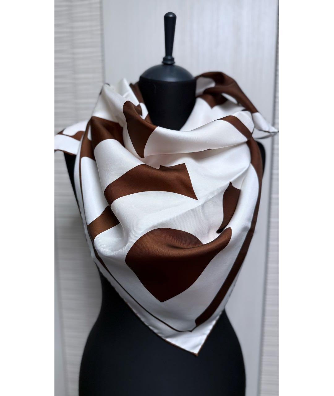 BURBERRY Мульти шелковый платок, фото 2