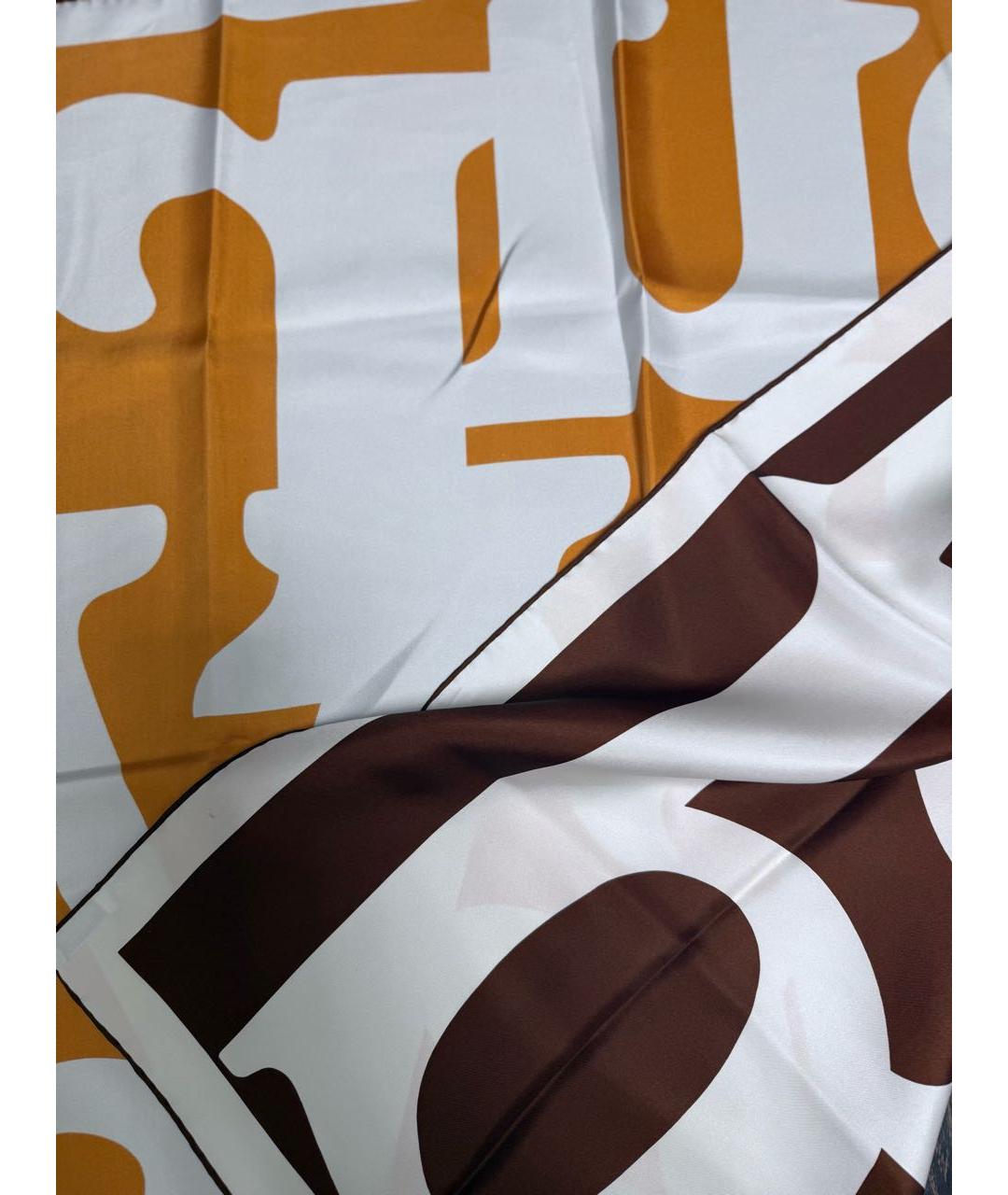 BURBERRY Мульти шелковый платок, фото 4